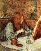 toulouse-lautrec, At the Dressing Table Madame Poupoule